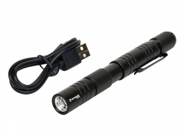 Фонарь-ручка SKYWOODS PENLIGHT FIX P5 Long, 360 люмен, фокусировка луча, Type-C